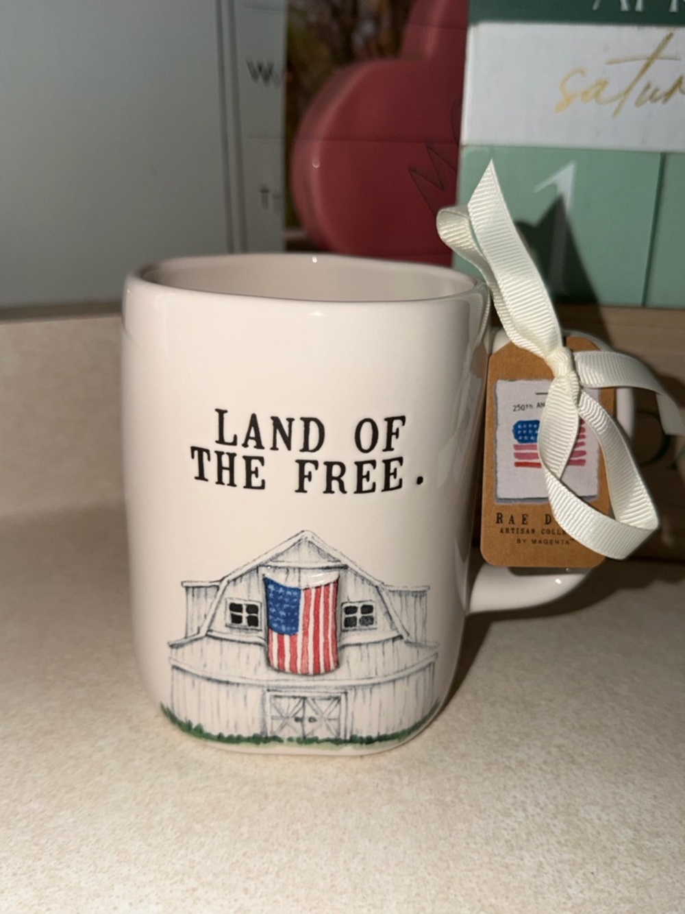 Rae dunn land of the free mug